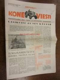 Maaseudun Koneviesti 1956 / 13 A. 18.7.1956.(Näyttelynumero)sis,mmLasikuitu ja sen käyttö.Ilmajäähdytetty diesel valtaa alaa.Kotimaisen traktorin