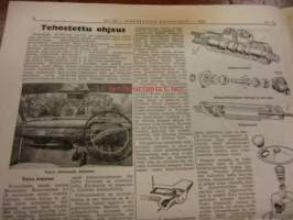 Maaseudun Koneviesti 1956 / 23 . 21.11.1956.sis mm,Moottorinkaasuttimia,Solex.Voitelusuositteluja moottorisahoille II.Tehostettu ohjaus.Moottorisahojen