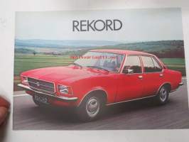 Opel Rekord -myyntiesite