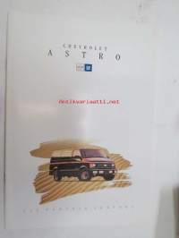 Chevrolet Astro -myyntiesite