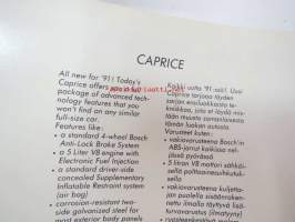 Chevrolet Caprice vm. 1991 -myyntiesite