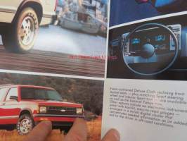 Chevrolet S-10 Blazer 1991 -myyntiesite
