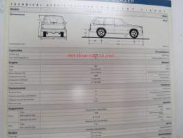 Chevrolet S-10 Blazer 1991 -myyntiesite