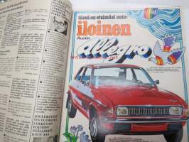 Tuulilasi 1974 nr 10, sis. mm. seur. artikkelit / kuvat / mainokset; Koeajo Alfasud ti, Akkutesti, Veikko Huovinen koeajoi Honda ATC mönkiäisen - kirjailijan