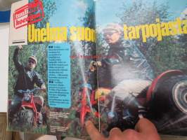 Tuulilasi 1974 nr 10, sis. mm. seur. artikkelit / kuvat / mainokset; Koeajo Alfasud ti, Akkutesti, Veikko Huovinen koeajoi Honda ATC mönkiäisen - kirjailijan