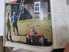 Tuulilasi 1974 nr 10, sis. mm. seur. artikkelit / kuvat / mainokset; Koeajo Alfasud ti, Akkutesti, Veikko Huovinen koeajoi Honda ATC mönkiäisen - kirjailijan