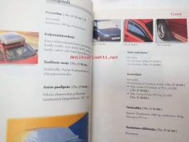 Opel 1998-99 lisävarusteluettelo