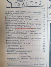 Kotiliesi 1937 nr 3 helmikuu I, sis. mm. seur. artikkelit / kuvat / mainokset; Kansikuva Karin Vikstedt; Neovius ryijyjä,