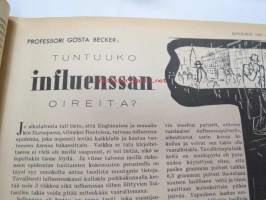 Kotiliesi 1937 nr 5 maaliskuu I, sis. mm. seur. artikkelit / kuvat / mainokset; Kansikuva piirtänyt Lea Jännes, Kaisa Kallio, Asuntoihanteet - ja asunnot -