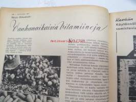 Kotiliesi 1937 nr 5 maaliskuu I, sis. mm. seur. artikkelit / kuvat / mainokset; Kansikuva piirtänyt Lea Jännes, Kaisa Kallio, Asuntoihanteet - ja asunnot -