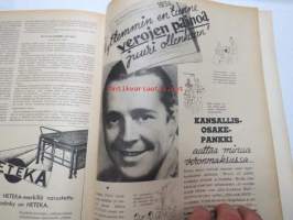 Kotiliesi 1935 nr 18 syyskuu II, sis. mm. seur. artikkelit / kuvat / mainokset; Kansikuva piirtänyt Martta Wendelin, Oxygenol, Soitonopetus - tarvitsevatko