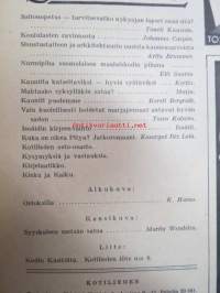 Kotiliesi 1935 nr 18 syyskuu II, sis. mm. seur. artikkelit / kuvat / mainokset; Kansikuva piirtänyt Martta Wendelin, Oxygenol, Soitonopetus - tarvitsevatko