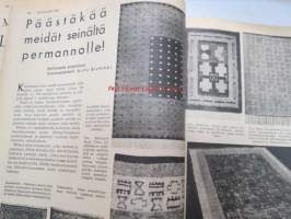 Kotiliesi 1935 nr 5 maaliskuu I, sis. mm. seur. artikkelit / kuvat / mainokset; Kansikuva piirtänyt Martta Wendelin, Gallen-Kallela Kalevala-taulujäljennöksiä