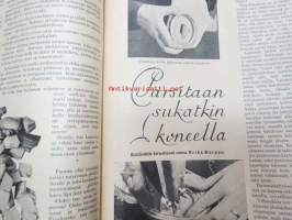 Kotiliesi 1935 nr 5 maaliskuu I, sis. mm. seur. artikkelit / kuvat / mainokset; Kansikuva piirtänyt Martta Wendelin, Gallen-Kallela Kalevala-taulujäljennöksiä