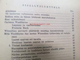 Amerikassa uutta etsimässä - koulumiehen matkahavaintoja, erilaisia Amerikan koululaitostyypejä ja opetusta havainnoimassa