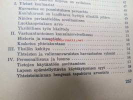 Amerikassa uutta etsimässä - koulumiehen matkahavaintoja, erilaisia Amerikan koululaitostyypejä ja opetusta havainnoimassa