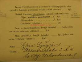 Postikortti Sylvi Sjögrén Turku