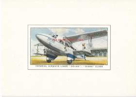 Imperial Airways liner Dryad Diana Class - lentokonepostikortti