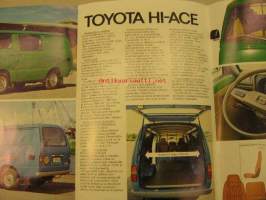 Toyota Hi-Ace 1978 -myyntiesite