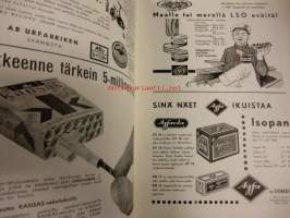 Purje ja Moottori 1959 / 6  kesäkuu, Uudenkaupungin Pursiseura 75 vuotias, Violet - kuuluisa kutonen, Hornet - englantilainen pikkuvene, Wärtsilä-yhtymä O/Y