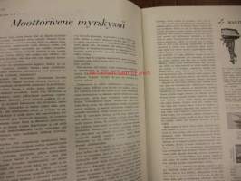 Purje ja Moottori 1959 / 6  kesäkuu, Uudenkaupungin Pursiseura 75 vuotias, Violet - kuuluisa kutonen, Hornet - englantilainen pikkuvene, Wärtsilä-yhtymä O/Y