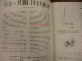Purje ja Moottori 1959 / 6  kesäkuu, Uudenkaupungin Pursiseura 75 vuotias, Violet - kuuluisa kutonen, Hornet - englantilainen pikkuvene, Wärtsilä-yhtymä O/Y