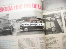 Auto ja Liikenne 1968 nr 5, Henkilöautojen päivän hinnat, Pakettiautosta matkailuauto, Skoda 1100 MB De Luxe, Datsun 2000, VBolkswagen Transporter, Bedford KMS, ym.