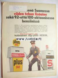 Auto ja Liikenne 1968 nr 3, Auton työllisyysvaikutus, Renault 4 x 4 , Auton mittaristo, autoiljan apuvälineitä, Autolla ulkomaille 1968, ym.