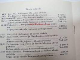 Englantiin kesällä 1963 Scanbritin kautta / kielenopiskelumatkoja perhemajoituksella -myyntiesite