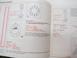 Bernina (900) kirjani - ompelutyöt Bernina-ompelukoneella (ei tekninen käyttöohjekirja vaan opastus itse ompelutyöhön)