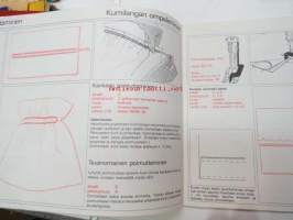 Bernina (900) kirjani - ompelutyöt Bernina-ompelukoneella (ei tekninen käyttöohjekirja vaan opastus itse ompelutyöhön)