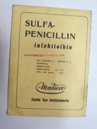 LKS:n (Lääketieteen Kandidaattiseuran, Helsinki) kursseilla olevien jäsenten osoiteluettelo 1952