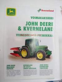 John Deere &amp; Kverneland viimeisteltyä tekniikkaa -myyntiesite