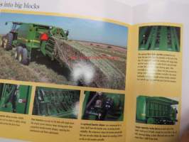 John Deere 100 Big Square Baler and 4890 Windrower - Commercial hay equipment - heinäkoneet -myyntiesite