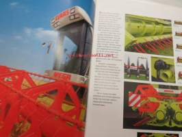 Claas Mega skördetröska (leikkuupuimuri) -myyntiesite ruotsiksi