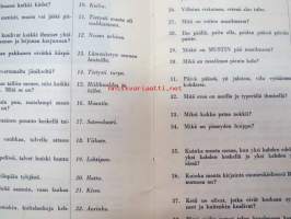 Kompakysymyksiä ja arvoituksia - hupaista ohjelmaa etenkin nuorten tilaisuuksiin ja illanistujaisiin