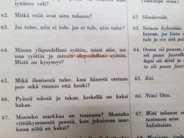 Kompakysymyksiä ja arvoituksia - hupaista ohjelmaa etenkin nuorten tilaisuuksiin ja illanistujaisiin