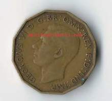 Englanti 3 pence 1941