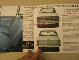 Toyota Corolla -myyntiesite försäljningsbroschyr