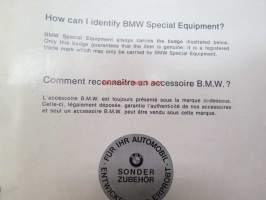 BMW 1500 lisävaruste- / optioluettelo
