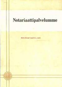 Notariaattipalvelumme 1958