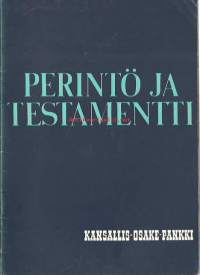 Perintö ja testamentti  1950-luku