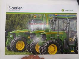 John Deere 5-serien 70 till 100 hk (51 till 74 kW) traktor försäljningsbroschyr -myyntiesite