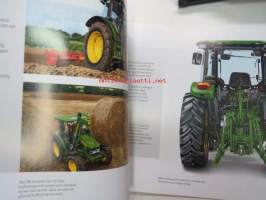 John Deere 5-serien 70 till 100 hk (51 till 74 kW) traktor försäljningsbroschyr -myyntiesite