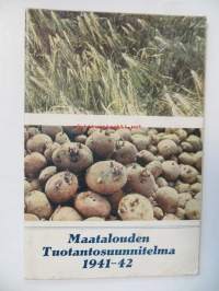 Maatalouden Tuotantosuunnitelma 1941-42