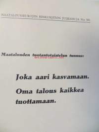 Maatalouden Tuotantosuunnitelma 1941-42