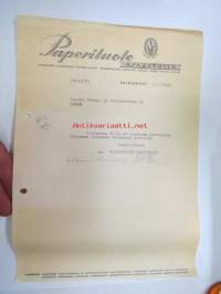 Paperituote Oy, Valkeakoski, 7.1.1948 -asiakirja