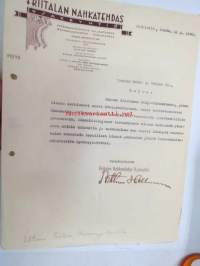 Friitalan Nahkatehdas Oy, Ulvila, 11.6.1940 -asiakirja
