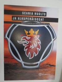 Scania - huollon ja varaosien erillisiä esitteitä 12 kpl