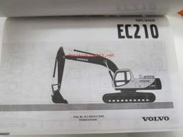 Volvo EC210 kaivinkone -varaosaluettelo
